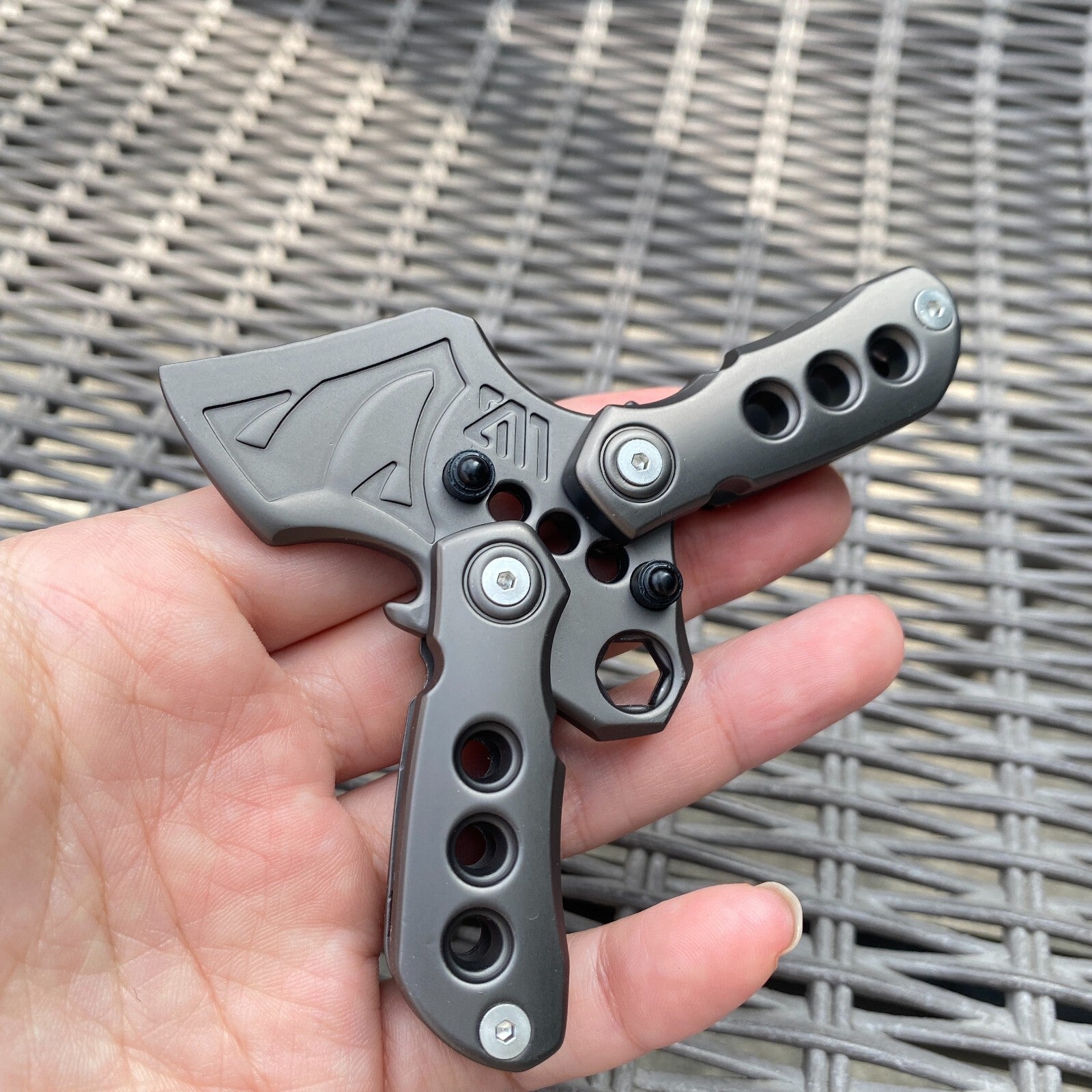 EDC Fidget Sliders Fidget Toys Stress Relief for Adults Metal crowbar Fidget 07FC0E-D4 - KOEEK