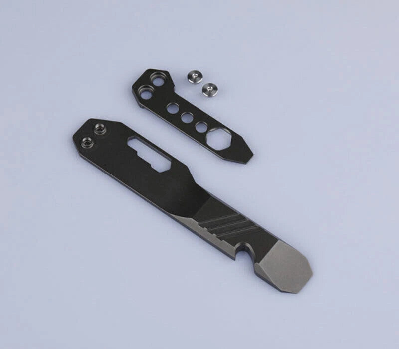 Titanium Crowbar Pry Bar Screwdriver Bottle Opener Multi Tool EDC Outdoor Wrench 07FC0E-D4 - KOEEK