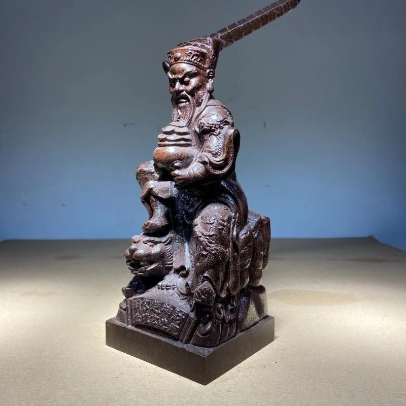‌Agarwood Chinese Deity Sculpture Home Decor Statue‌ 07FC0E-D4 - KOEEK