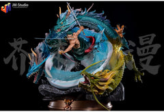 Roronoa Zoro JK Statue w/ 2 Heads Collectible Anime Action Figure 50cm PVC Model 07FC0E-D4 - KOEEK