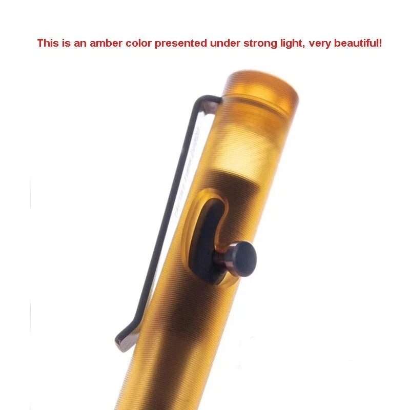 EDC Titanium Pocket Polyetherimide ULTEM PEI Rollerball Pen Ballpoint Gel Pen 07FC0E-D4 - KOEEK