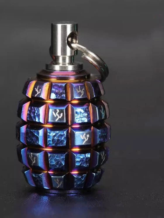 EDC Titanium Alloy Knife Lanyard Bead Parachute Cord DIY Clean Ear Wax Tool 07FC0E-D4 - KOEEK