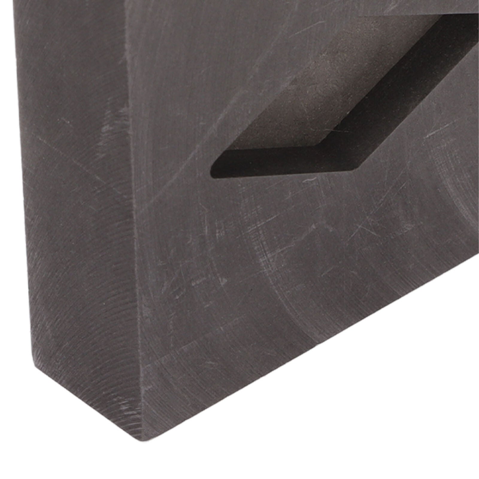 new Graphite Crucible Rhombus Shape Metal Refining Scrap Melting Ingot 50 X 50 X HGF koeek - KOEEK