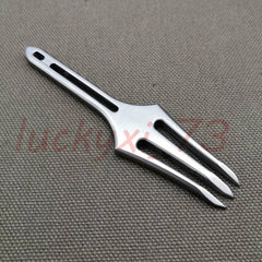 EDC TC4 titanium Multifunction Crowbar Harpoon fork outdoor camping tool 07FC0E-D4 - KOEEK