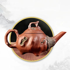 480ml Chinese Yixing Purple Clay Tea Pot Creative Tea Accessories Filter Teapot 07FC0E-D4 - KOEEK