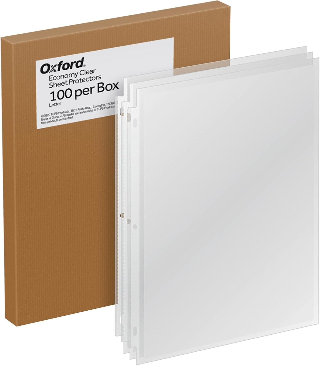 new Oxford Sheet Protectors, Clear Finish, Top Load, Letter Size 100 Count, OXFORD - KOEEK