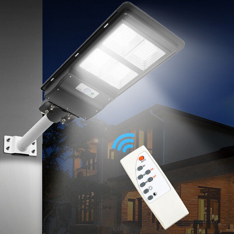 ny 99000000LM Kommerciel LED Solar Gadelys IP67 Lys parkeringsplads Vejlampe