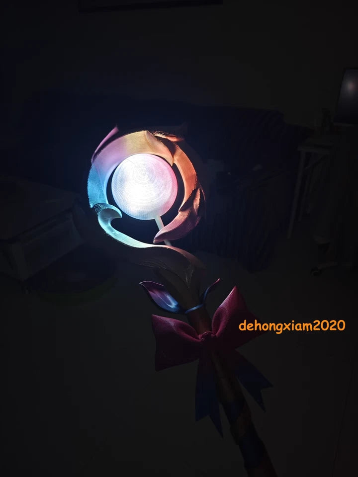 Honkai：Star Rail Hyacinthia Cosplay Glowing Magic Wand 100cm Staff 3D Printing 07FC0E-D4 - KOEEK