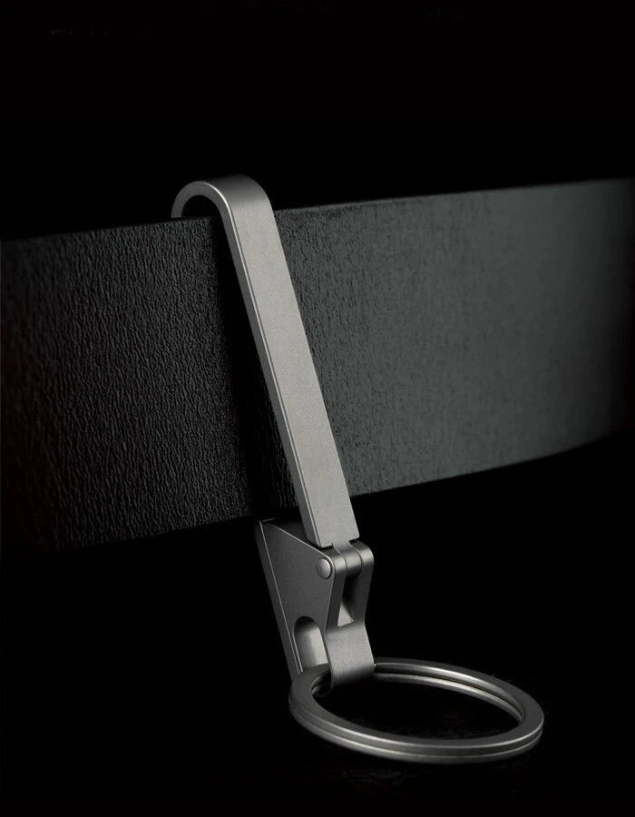 Titanium Alloy Key Buckle Belt Waist Hanging Keychain EDCTool with 25mm Key Ring EDC - KOEEK