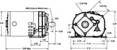 ny Dayton 1Lpp7 Ac Gearmotor, 600.0 In-Lb Max. Moment, 6 Rpm Typeskilt Rpm, 115V