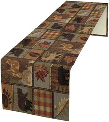 new Rustic Moose Deer Bear Table Runner, Retro Vintage 13x36inch, Countryside-2 07FC0E-D4 - KOEEK