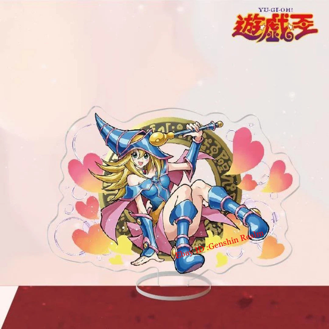 Anime Yu-Gi-Oh! Black Magician Girl Desktop Stand Figure Collection Decor Gift 07FC0E-D4 - KOEEK