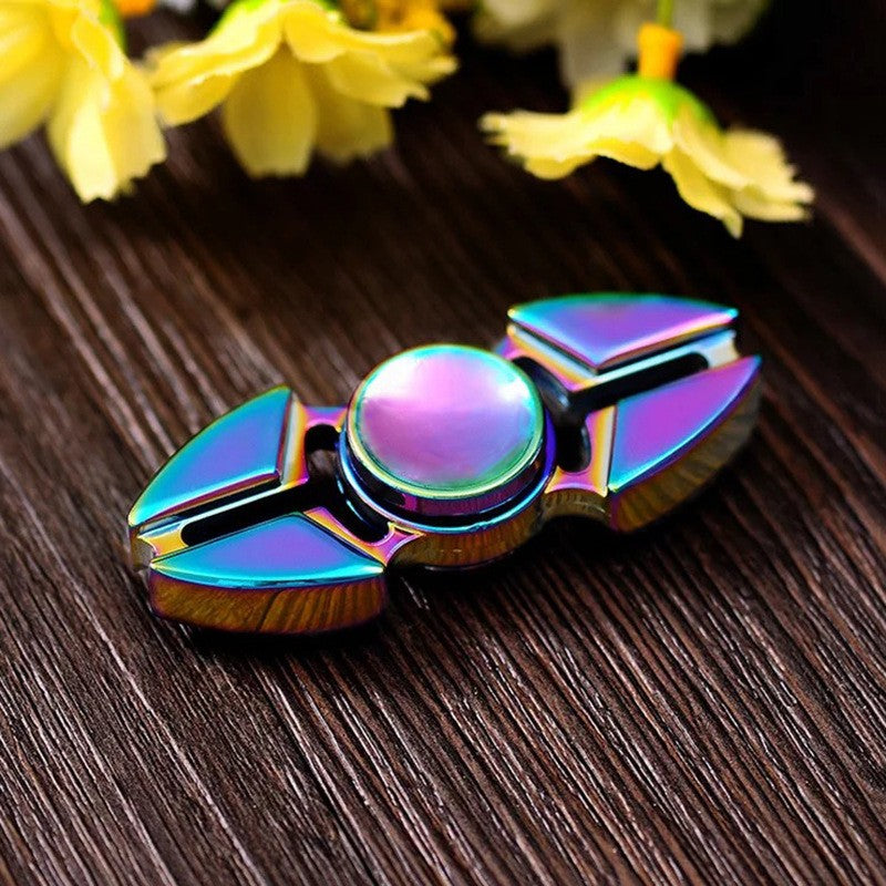 Brass/alloy Fidget Hand Spinner Finger Gyro Toy EDC Focus Stress Reliever Autism 07FC0E-D4 - KOEEK