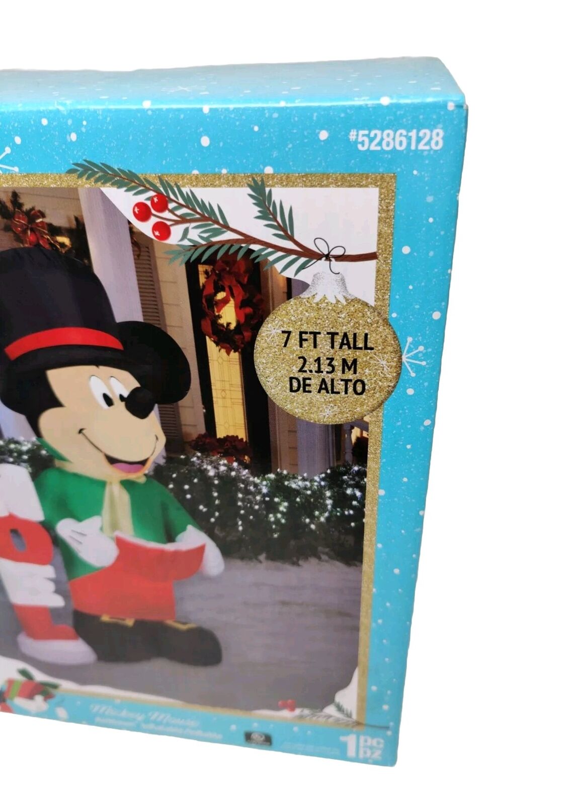 Christmas Disney 7 ft Mickey Mouse Noel Airblown Inflatable LED Lights DISNEY - KOEEK