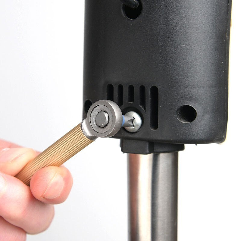 Titanium Brass S2 Steel EDC Multi Tools Card Screwdriver Pocket Outdoor Keychain 07FC0E-D4 - KOEEK