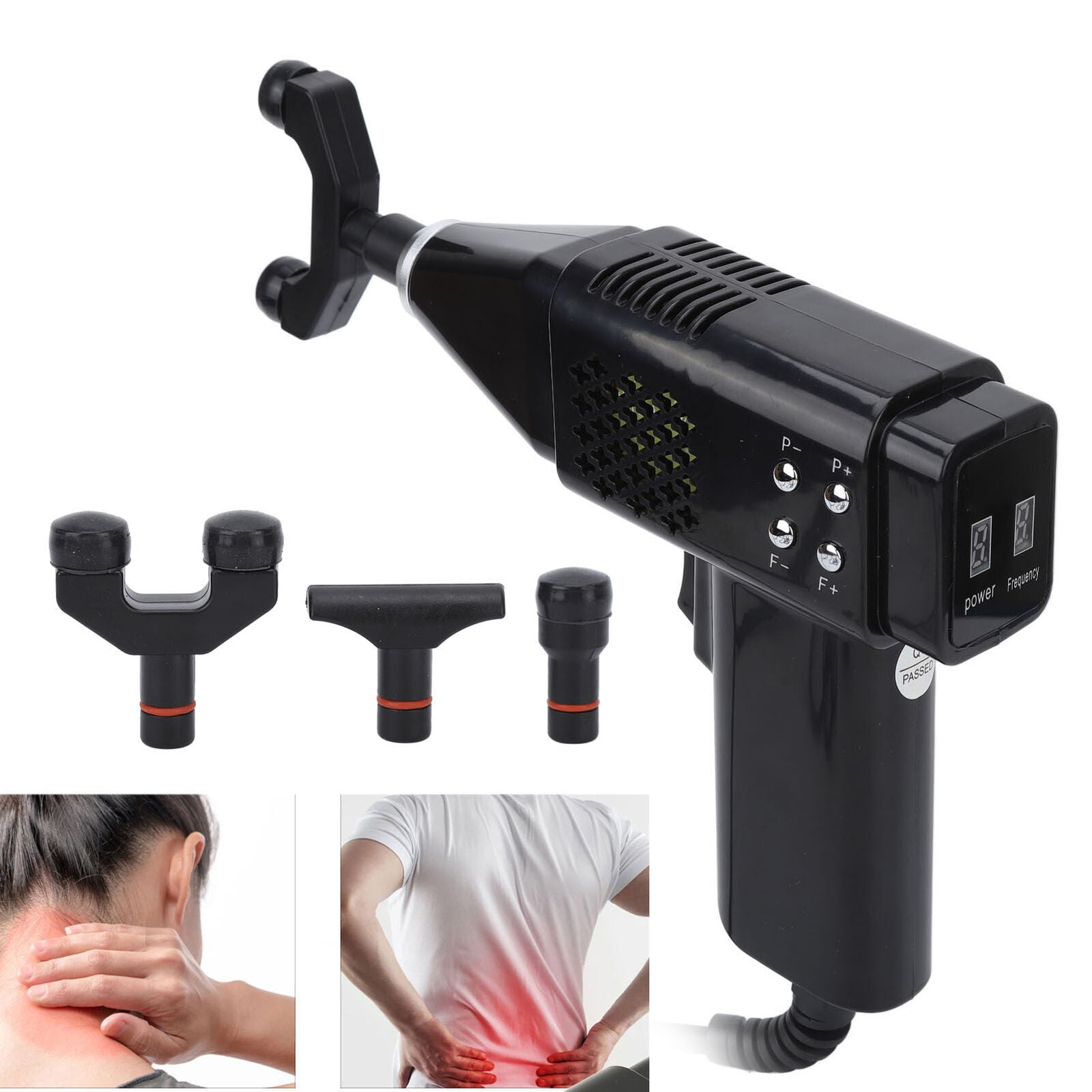 new Electric Spine Chiropractor Joint Relief Therapy Chiropractic (AU Plug ) HGF koeek - KOEEK