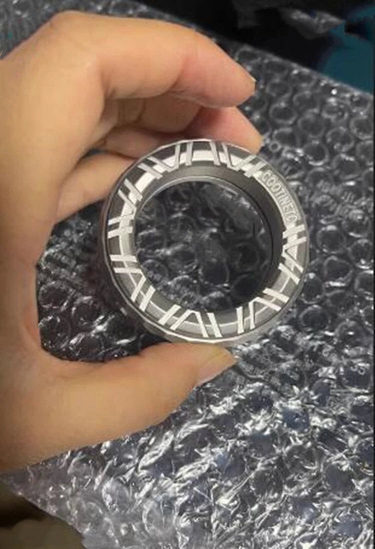 1PC Novel Irregular Fidget Ring EDC Stainless Steel Fidget Toy Stress Relief Toy 07FC0E-D4 - KOEEK