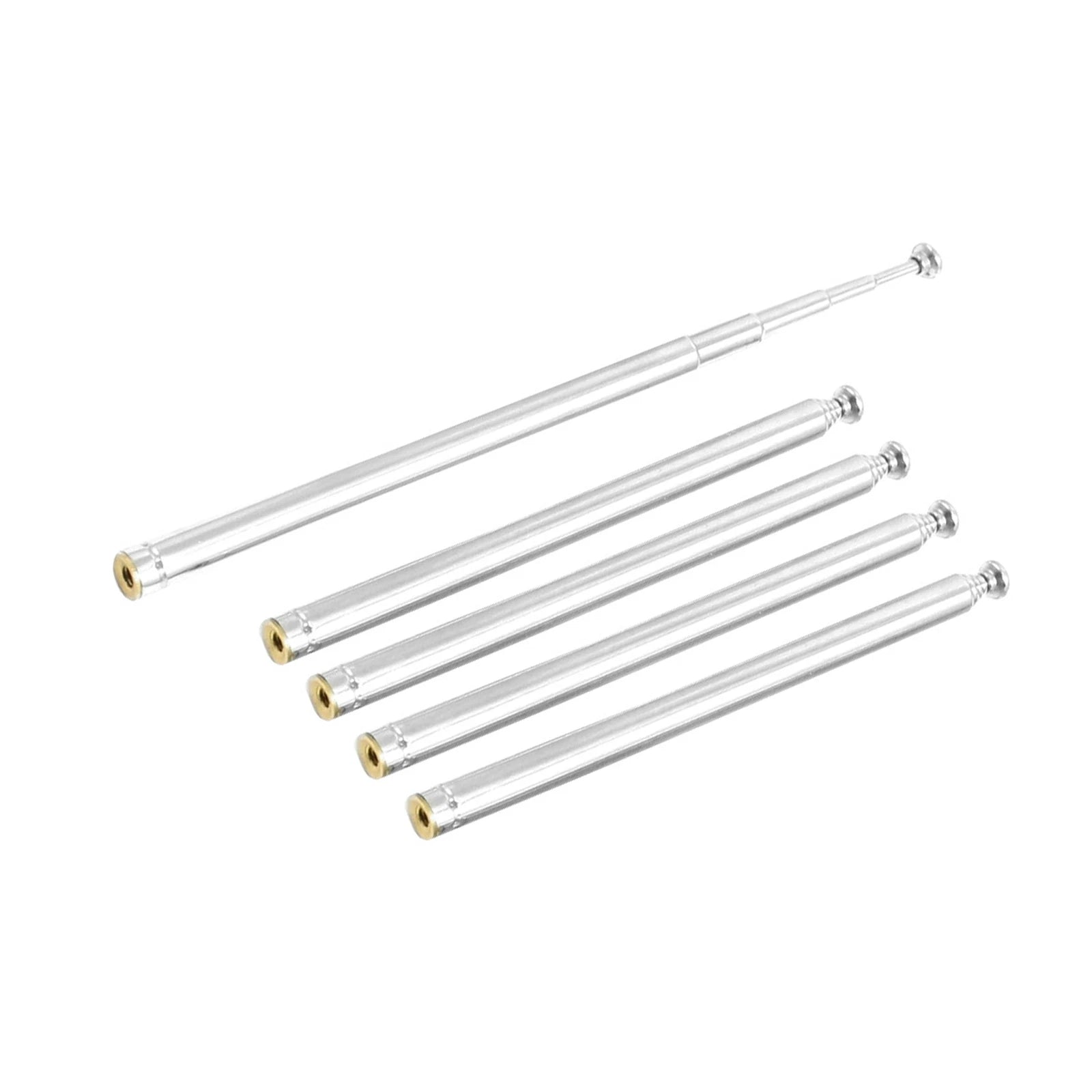 5 Sections Telescopic Antenna AM FM Radio Telescoping Antenna for Home Theater 07FC0E-D4 - KOEEK