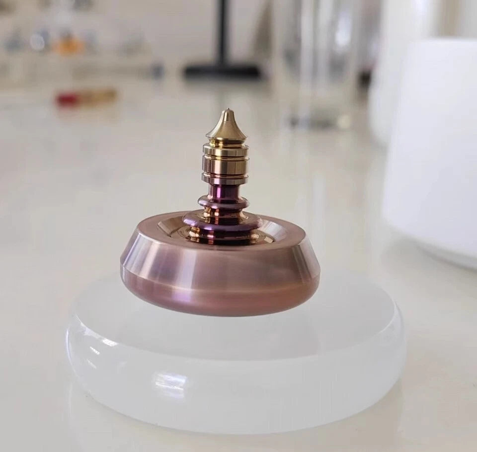 Superconducting titanium Spinning Top Finger Spinner Ceramic Bead Fidget EDC Toy 07FC0E-D4 - KOEEK