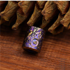 Titanium Knife Lanyard Bead Paracord Necklace Pendant Bracelet Bead EDC Handmade 07FC0E-D4 - KOEEK