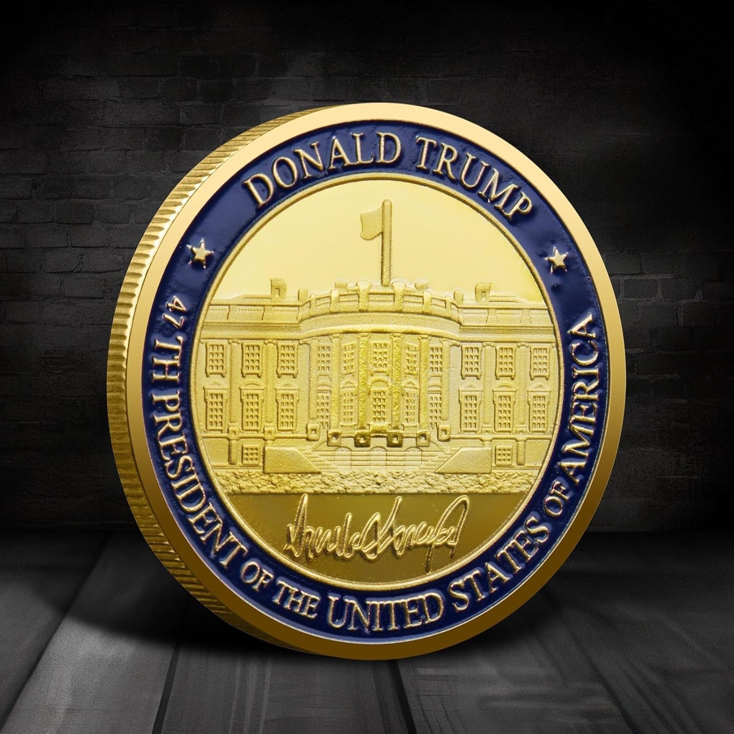 new Donald Trump 45th & 47th Presidential Inauguration Challenge Coin -... 07FC0E-D4 - KOEEK