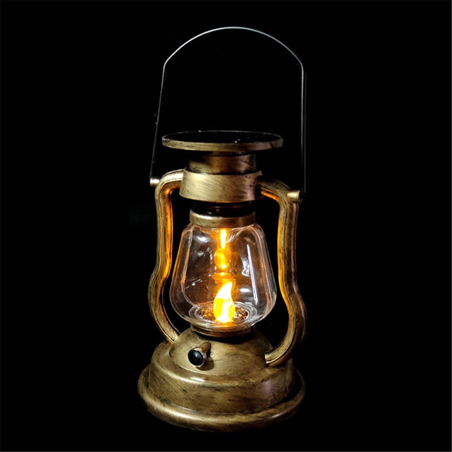 new Solar Lantern Outdoor, Hanging Solar Lights Flickering Flame LED Vintage koeek - KOEEK