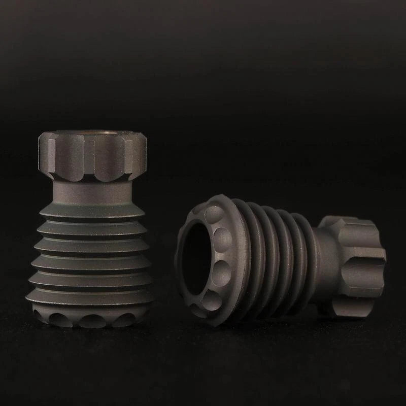 EDC Titanium Knife Lanyard Bead Paracord Necklace Pendant Bracelet DIY Bead Gift 07FC0E-D4 - KOEEK