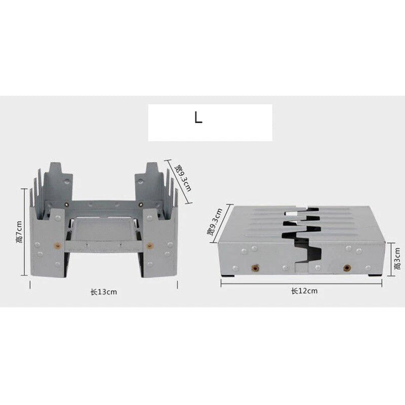 Outdoor Stove Mini Grill Portable Alcohol Furnace Folding Grill Burning Camping 07FC0E-D4 - KOEEK