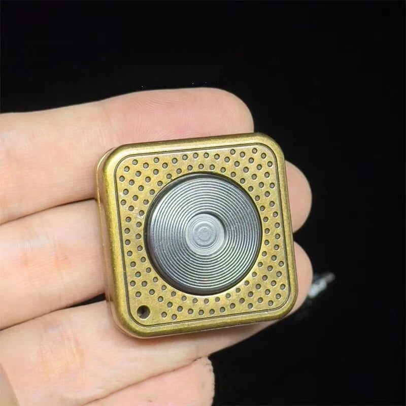 Gramophone Stress Reduction Fingertip Gyroscope Snap Coins EDC Stress Relief Toy 07FC0E-D4 - KOEEK