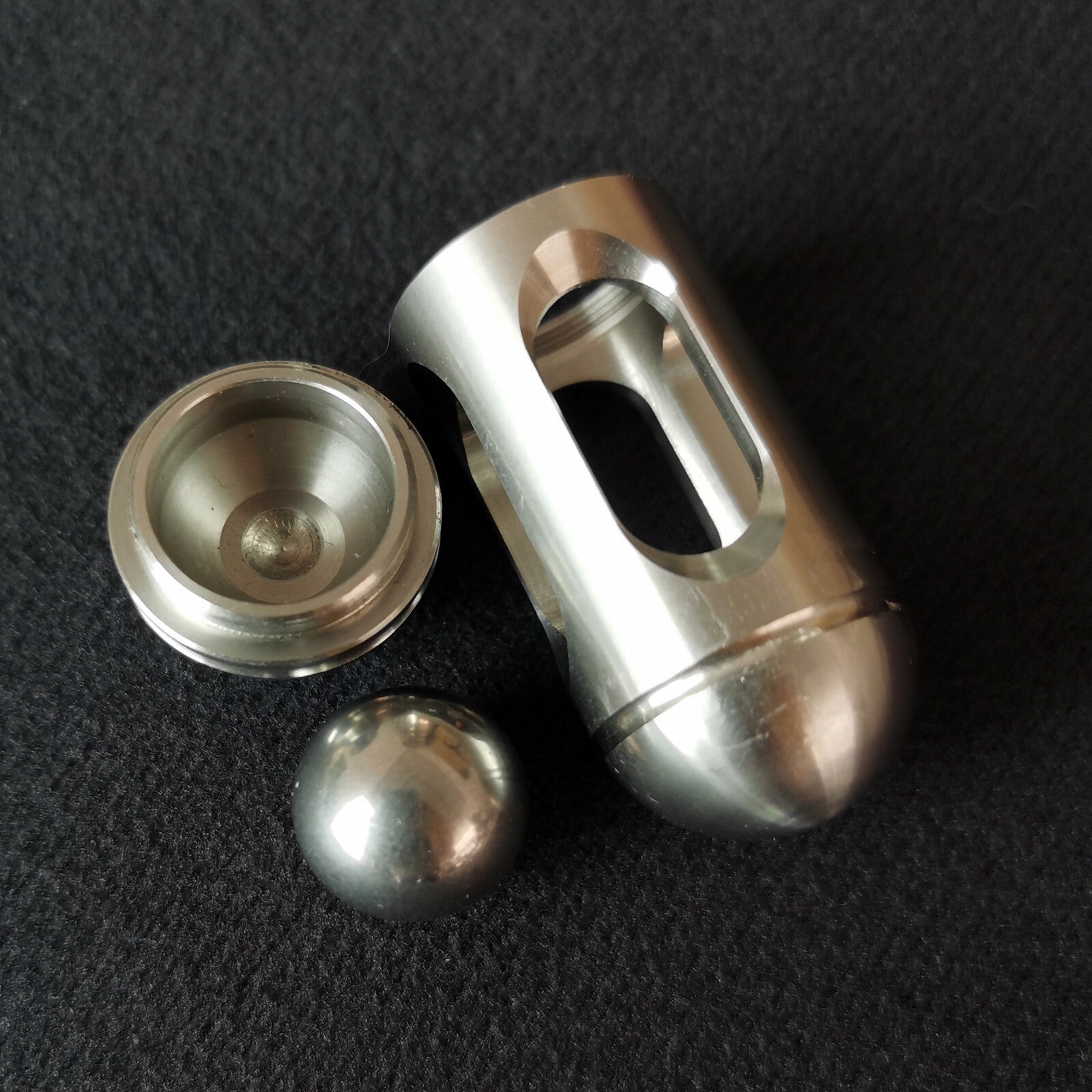 Fidget Slider Stainless Steel Balls EDC Adult Stress Relief Balance Desk Toys 07FC0E-D4 - KOEEK