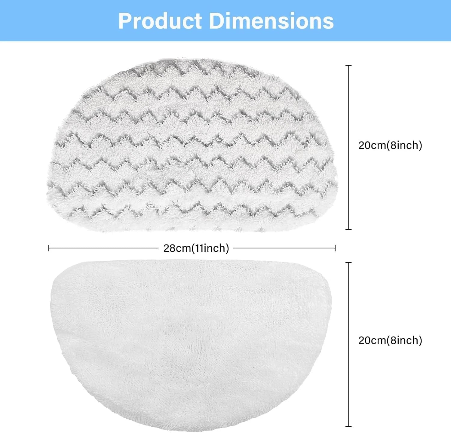 12-Pack 1940 Steam Mop Replacement Pads for Bissell Powerfresh Steam Mop 07FC0E-D4 - KOEEK