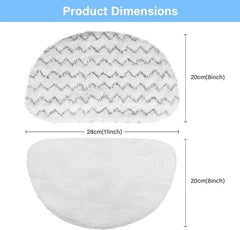 12-Pack 1940 Steam Mop Replacement Pads for Bissell Powerfresh Steam Mop 07FC0E-D4 - KOEEK