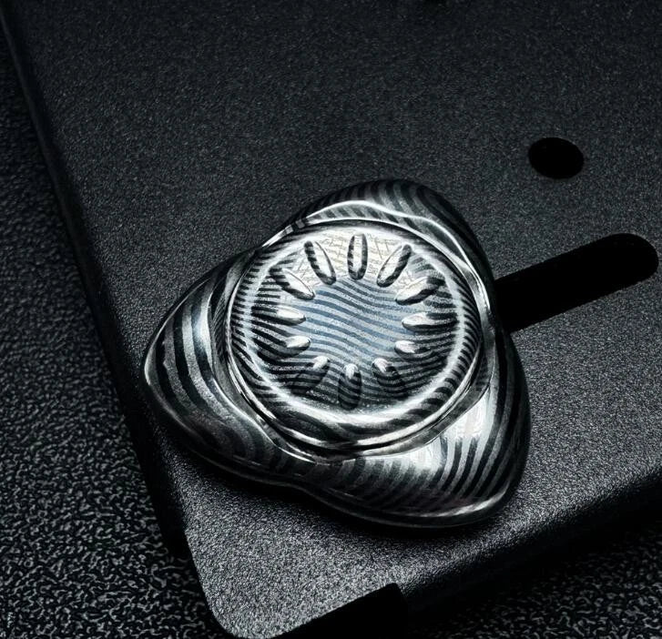 Cool Triangle EDC Hand Spinner Metal Fidget Spinner Stress Relief Relaxation Toy 07FC0E-D4 - KOEEK