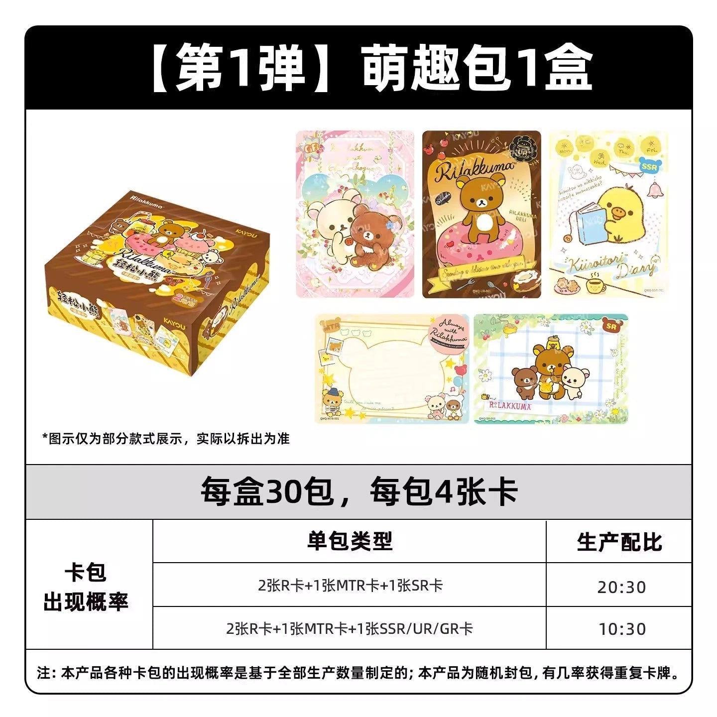 2026 Kayou Rilakkuma Anime Collection Trading Card Booseter Box  Sealed 07FC0E-D4 - KOEEK