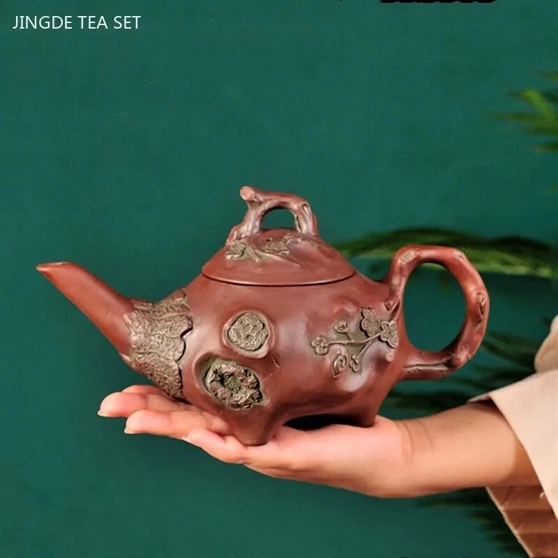 480ml Chinese Yixing Purple Clay Tea Pot Creative Tea Accessories Filter Teapot 07FC0E-D4 - KOEEK