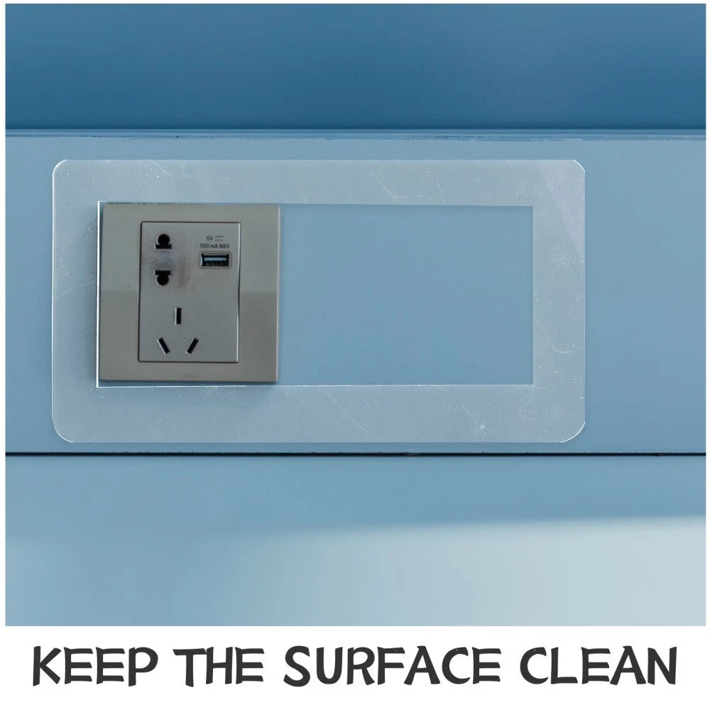 Wall Switch Plates: 3-Gang Screwless Decorative Wall Plate - Unbreakable 07FC0E-D4 - KOEEK