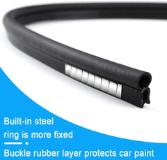 new Storystore Car Door Rubber Seal Strip, Fits 1/16" Edge, Trim 10 Feet, Black STORYSTORE - KOEEK