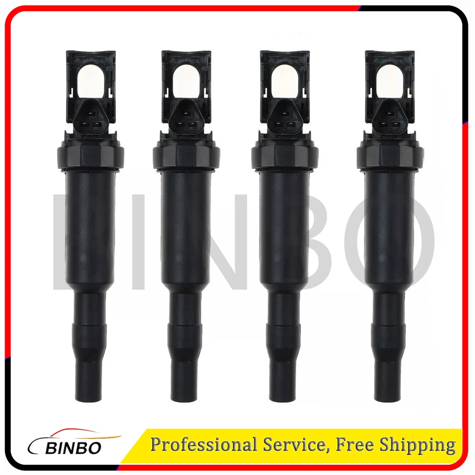 6pcs Ignition Coil Kit For 02-14 BMW  545i 550i GT 645Ci 650i 745i 750i 760i 07FC0E-D4 - KOEEK