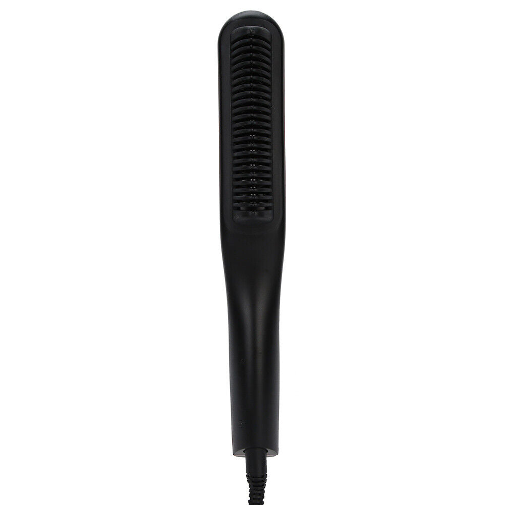 new Electric Hair Comb Anti Scald Beard Brush US Plug 110V(Black )(Black ) HGF koeek - KOEEK