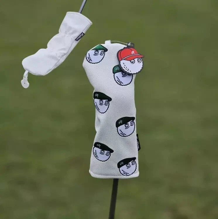 Green White Driver Wood Hybrid Cover 135UT Golf Club Headcover 07FC0E-D4 - KOEEK