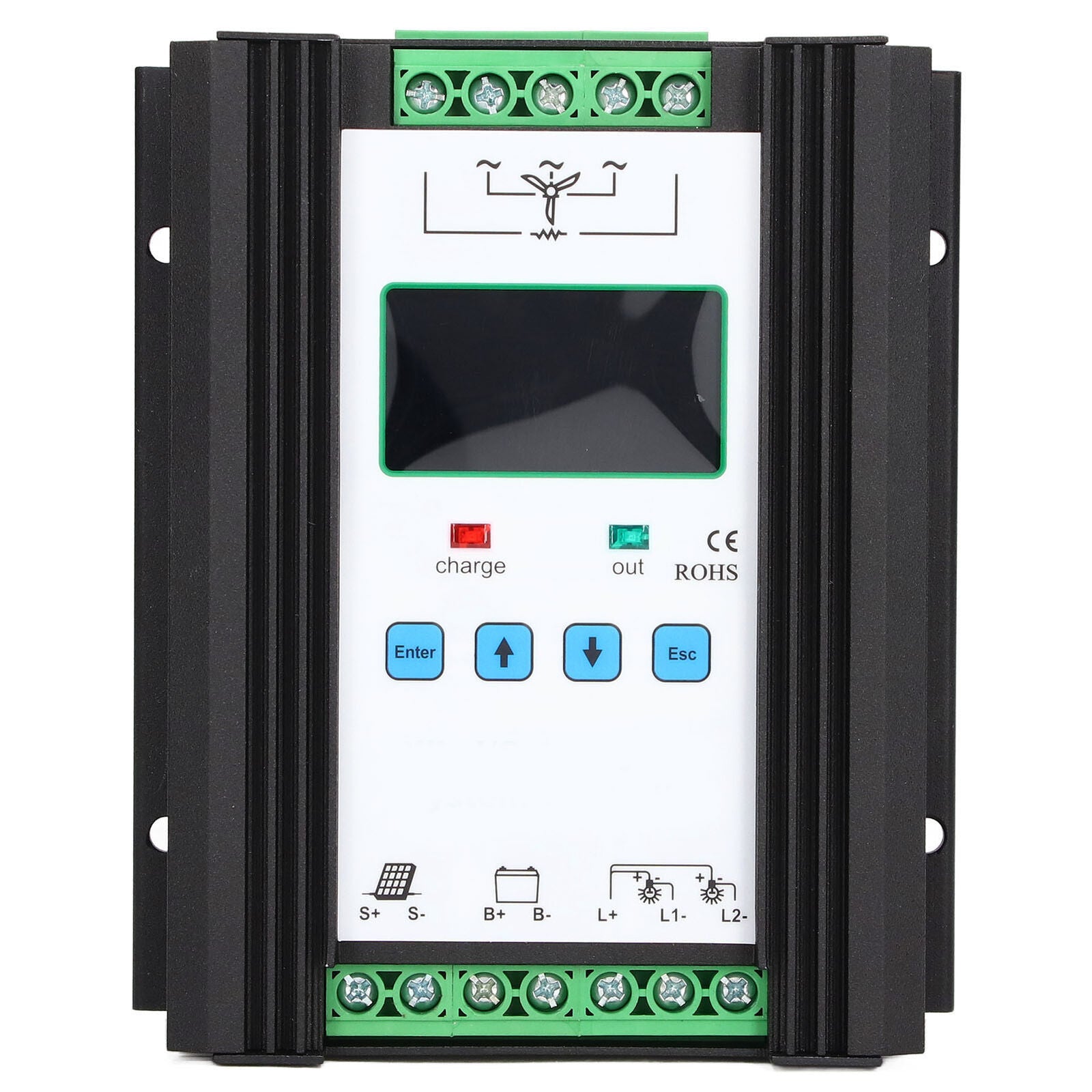 new Wind Solar Hybrid Controller Intelligent Control Wind Solar Regulator 12V 24V koeek - KOEEK