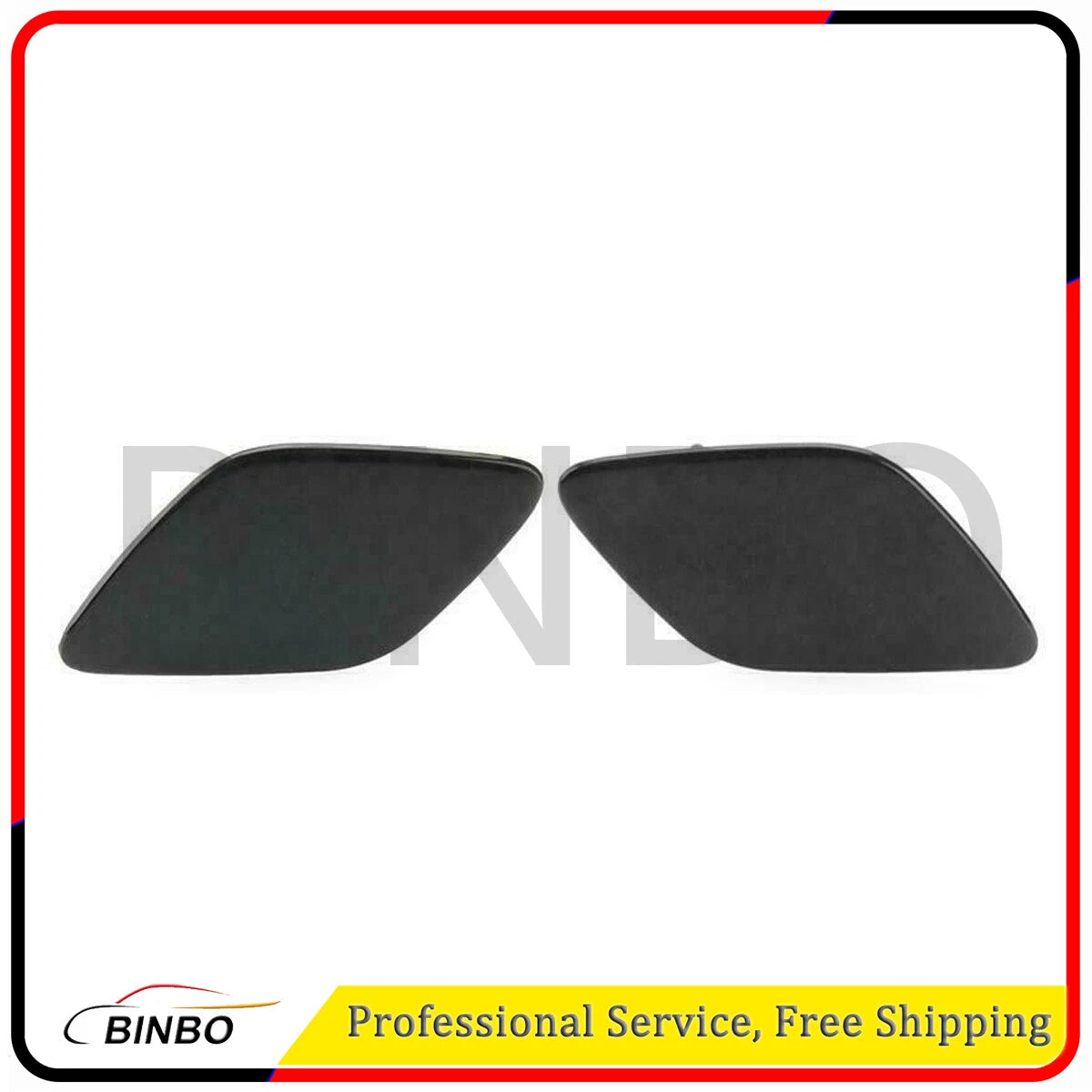 2x LH & RH Side Bumper Headlight Washer Cover Cap Lid for BMW E90 E91 328i 328xi 07FC0E-D4 - KOEEK