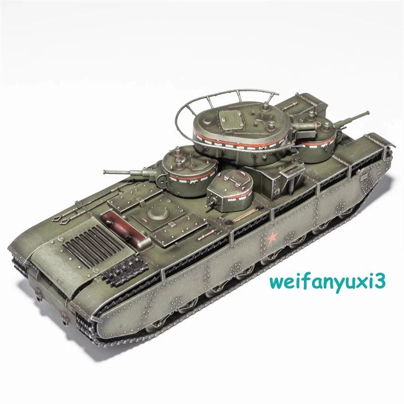 AM 1/72 Soviet T-35A Multi-Turret Heavy Tank with Opening Hatches Finished Model AM - KOEEK