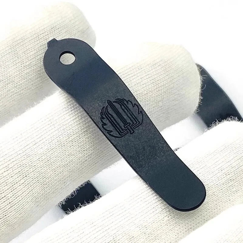 1 PC Custom Made Titanium Alloy Backclip for Strider SNG/SMF Folding Knife 07FC0E-D4 - KOEEK