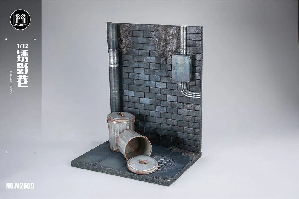 MMMToys 1/12 Scale M2509 Beneath The Pipe Diorama  Model Base Background Collect 07FC0E-D4 - KOEEK