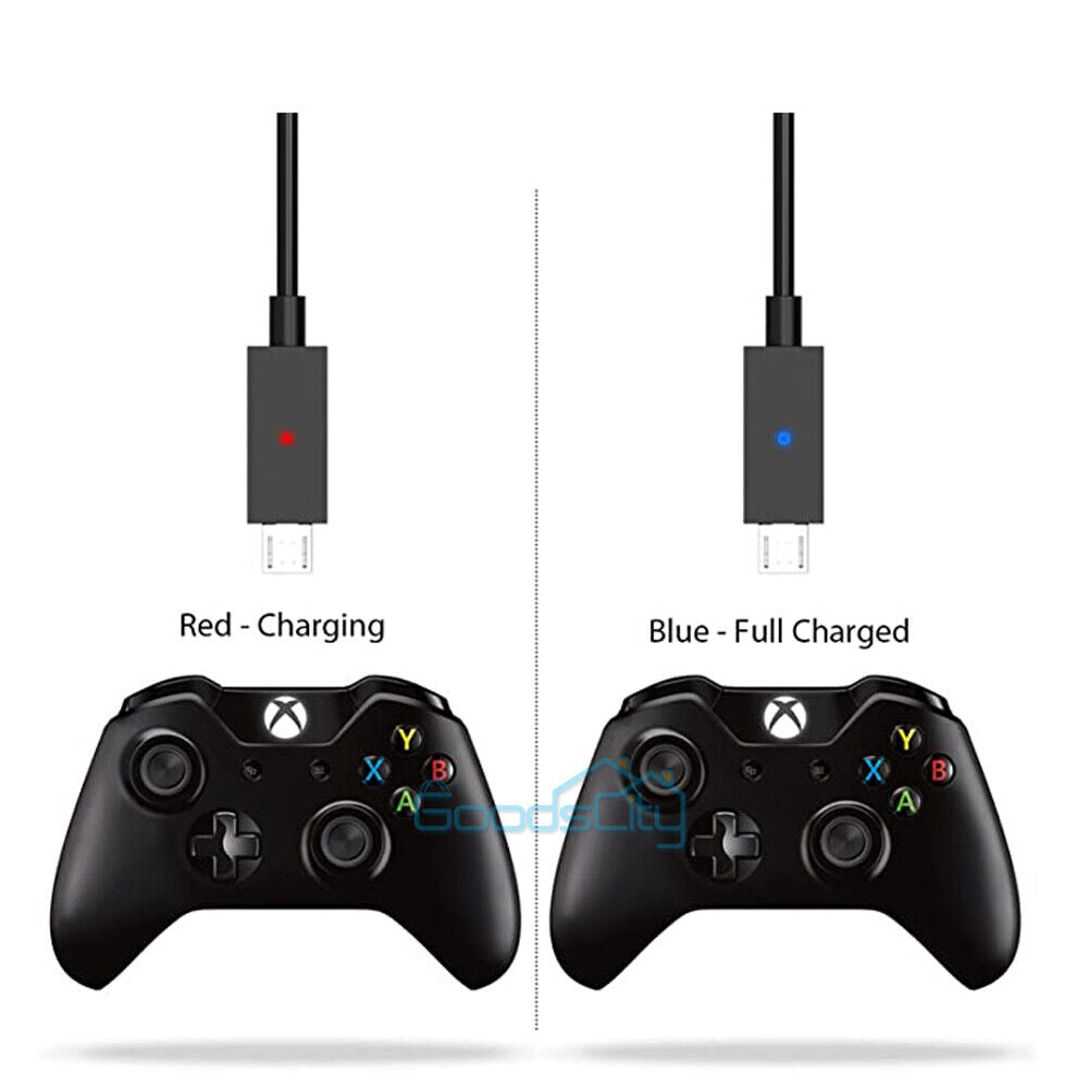 nytt for Microsoft Xbox One oppladbart batteri + USB-ladekabel Xbox One -