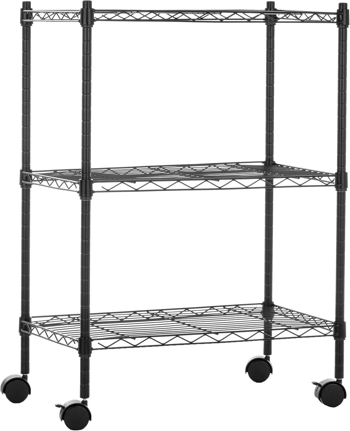 3 Tier Adjustable Heavy Duty Storage Rack, Metal Storage Wire Racks 07FC0E-D4 - KOEEK