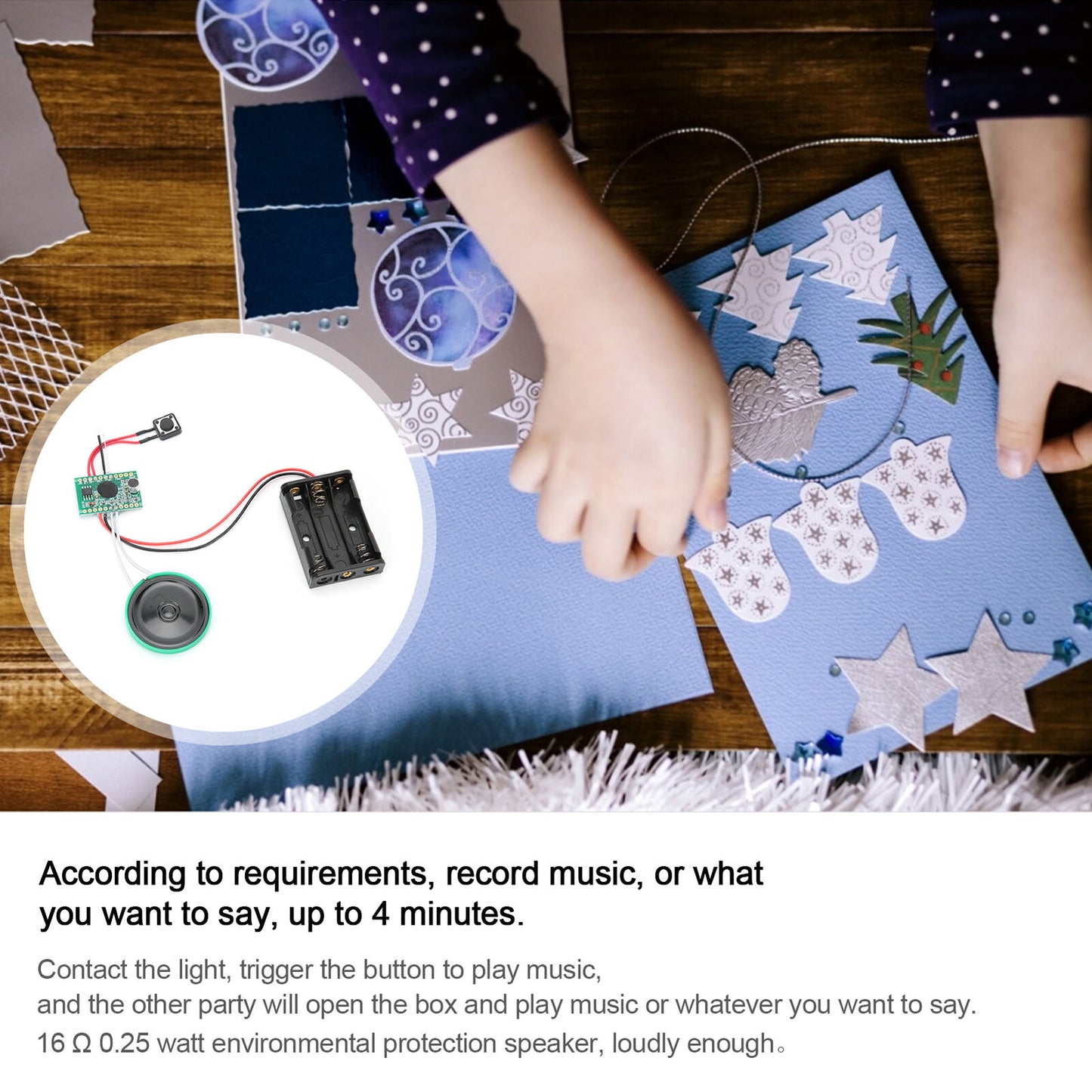 new Audio Module Voice Chip Recordable Small Greeting Card Chip For Gift Boxes koeek - KOEEK