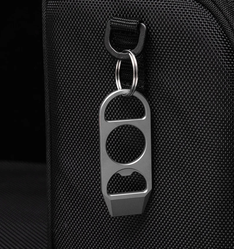EDC Titanium Alloy Multi Tools Crowbar Bottle Opener Portable Outdoor Keychain 07FC0E-D4 - KOEEK