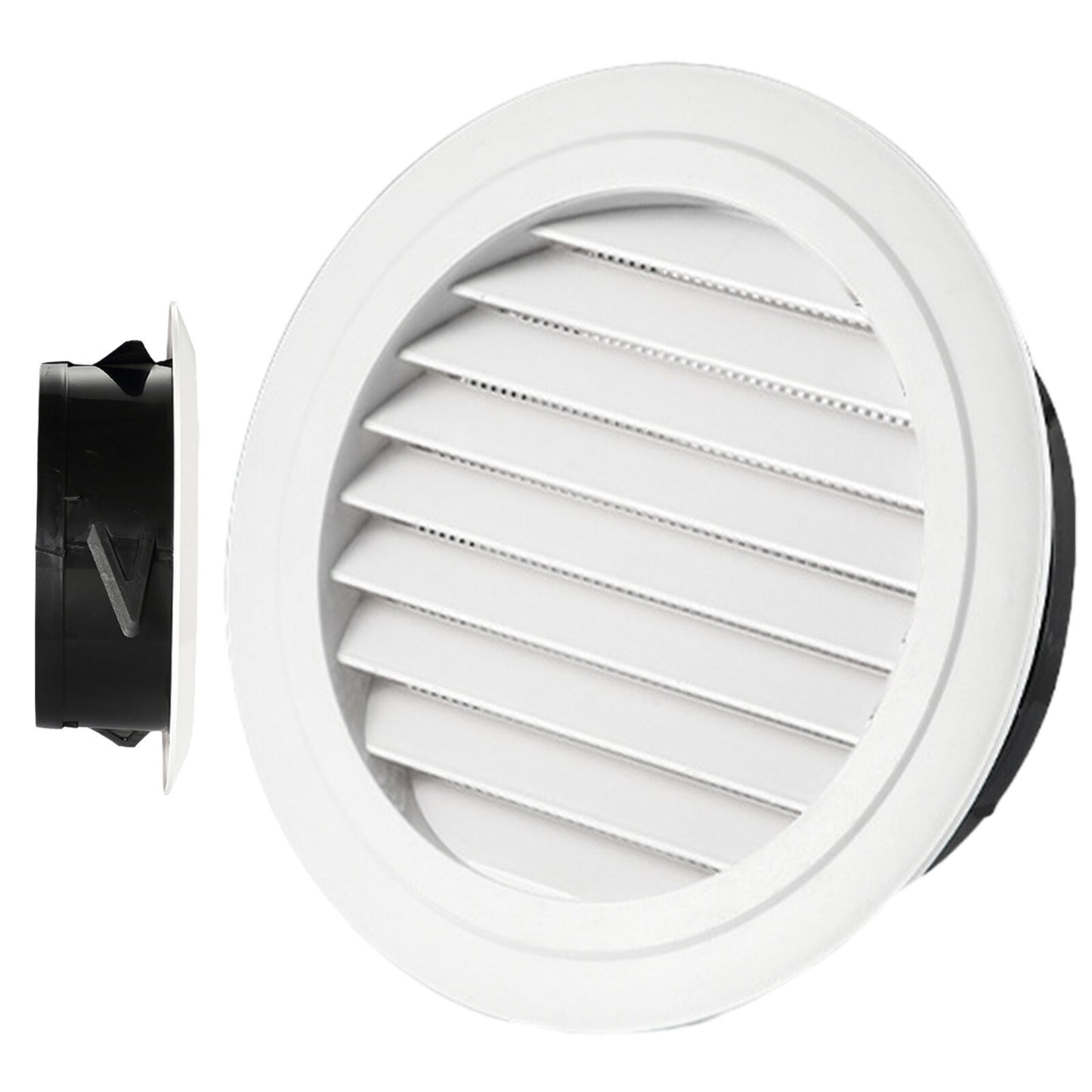 new Round Ceiling Diffuser Vent Grille - Polished Effect Fan Grill 45 Degree Sloping koeek - KOEEK